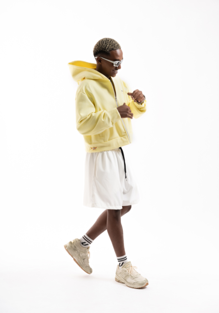 GOBLIN SIGNATURE BOXY HOODIE ZIP LIMELIGHT