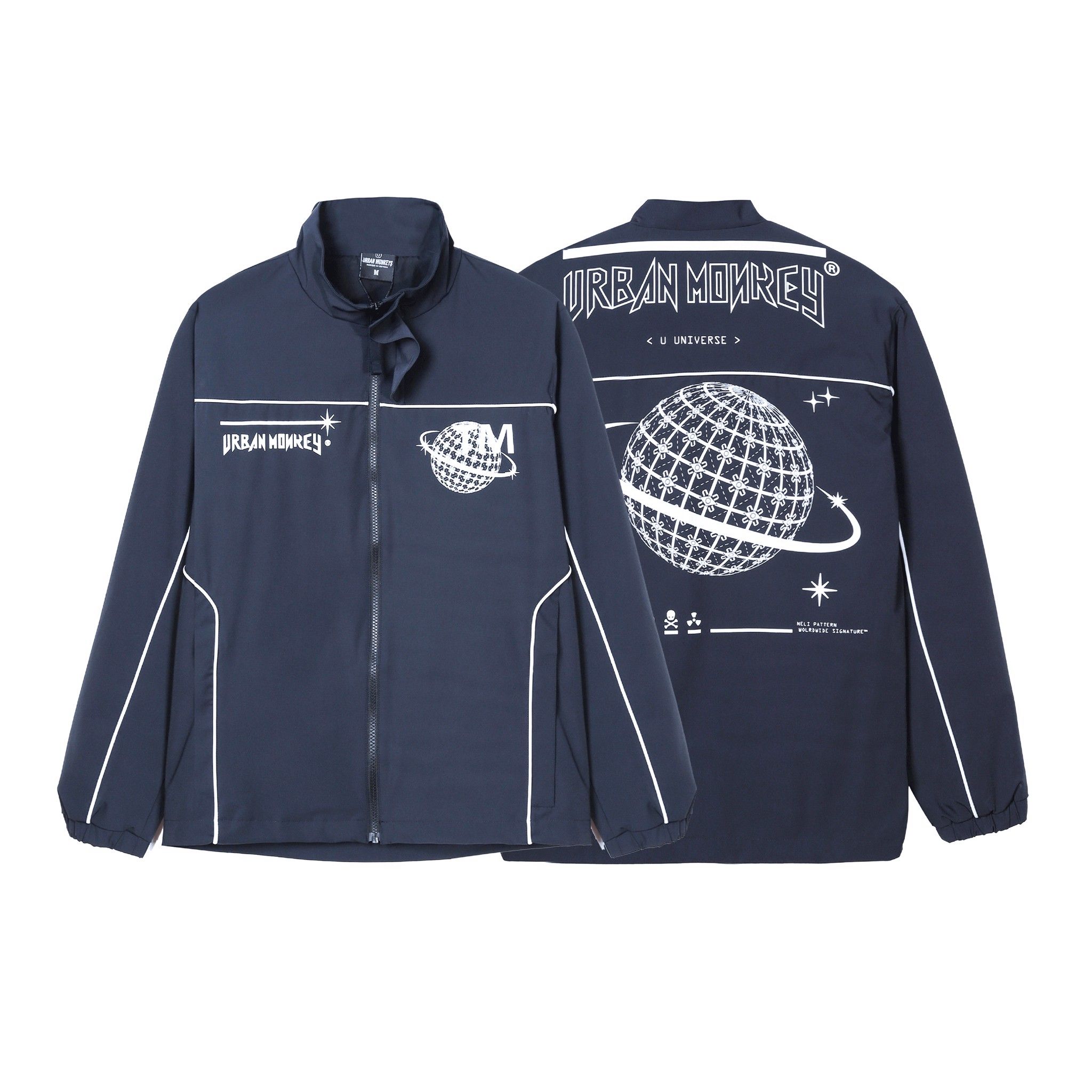 UNIVERSE JACKET NAVY < XANH >