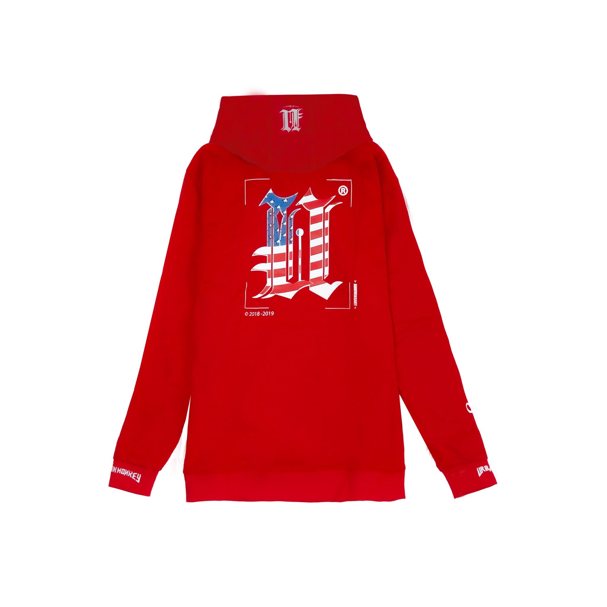HOODIE US BOX RED