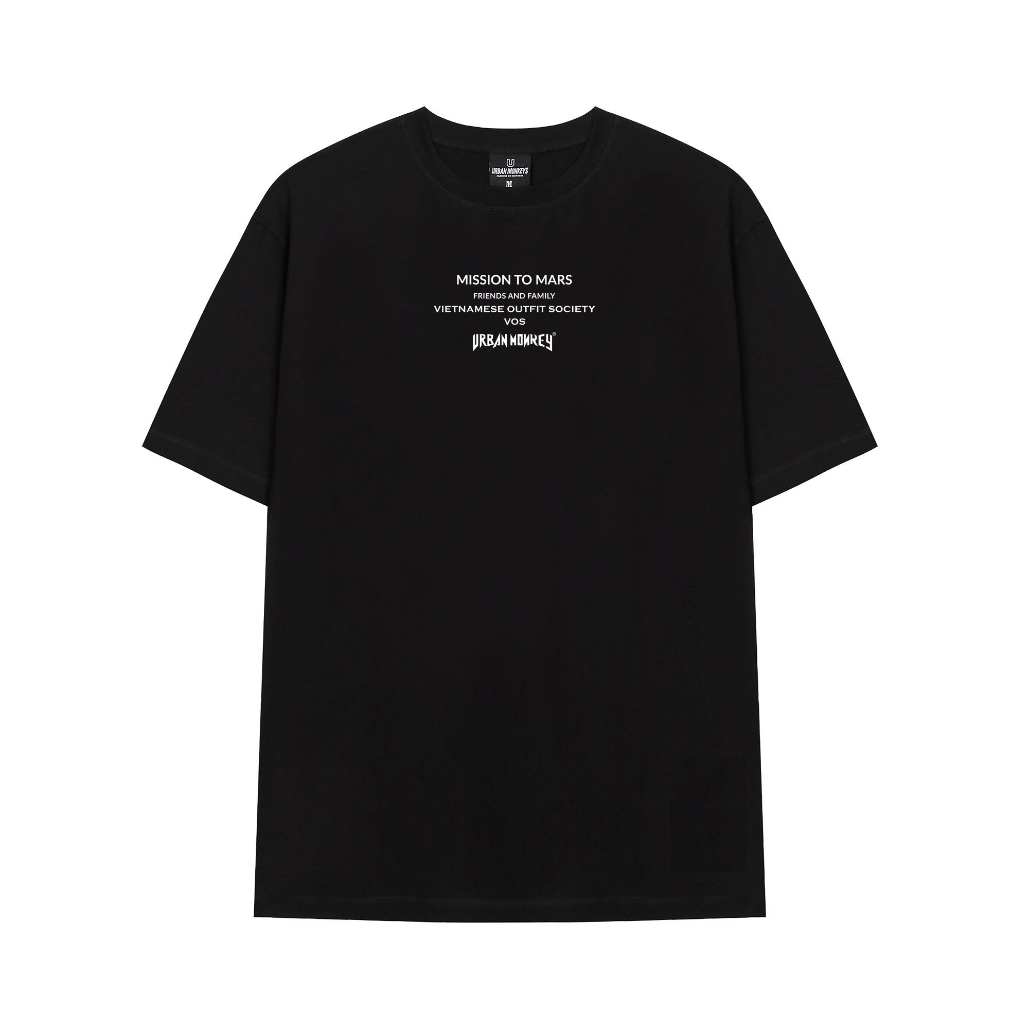 VO$ x UM$ F&F TEE BLACK