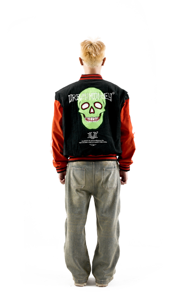  SKELETON VARSITY BLACK/NELI 