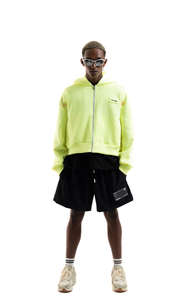  GOBLIN SIGNATURE BOXY HOODIE ZIP NEON 