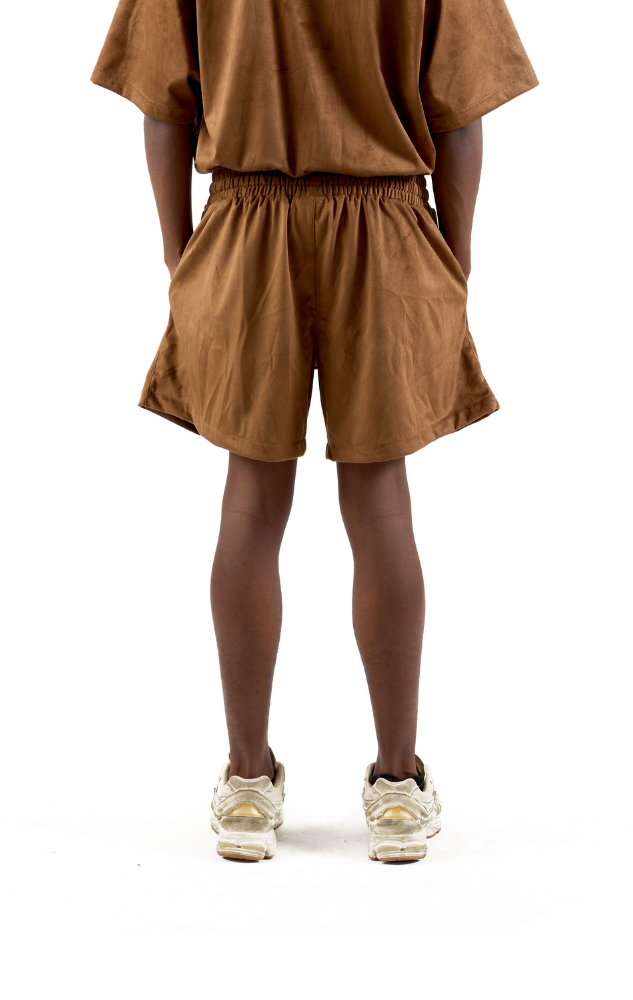  BASIC SUEDE SHORT BROWN 