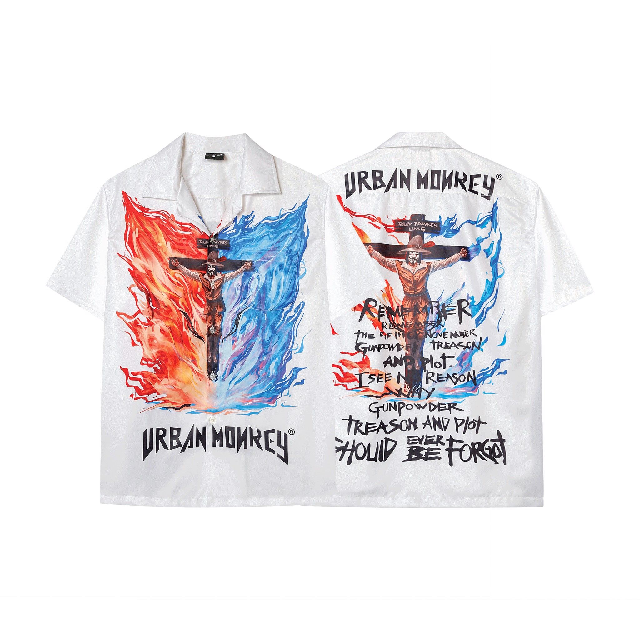 GUY FAWKES SHIRT WHITE
