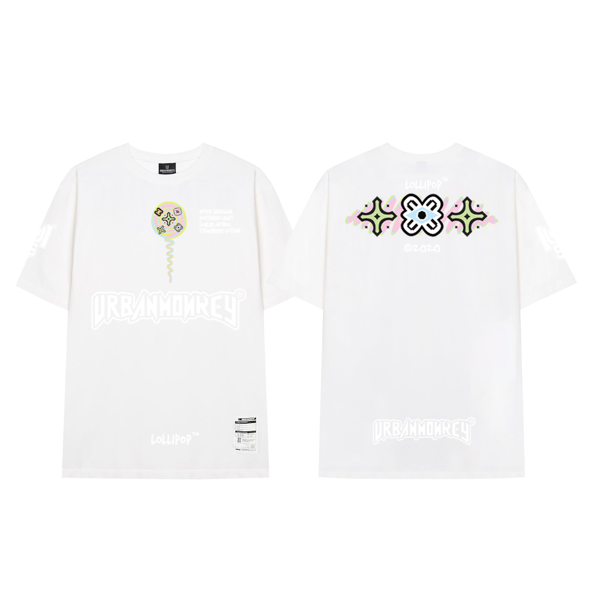 LOLIPOP TEE WHITE