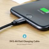 Ugreen 30586 Cáp sạc iPhone Chuẩn MFi Hỗ trợ sạc nhanh Cao Cấp Dài 2M (Màu Trắng)