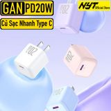 Củ Sạc Type C 20W GAN Siêu Nhỏ Sạc Siêu Nhanh Không Nóng NYT N79