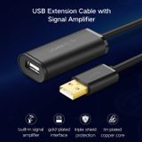UGreen 10323 - Cáp USB 2.0 nối dài 15m Hỗ trợ Chipset khuếch đại tín hiệu Cao Cấp UGREEN US121