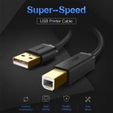 UGreen 10352 - Cáp máy in USB 2.0 dài 5m đầu mạ vàng cao cấp UGREEN US135
