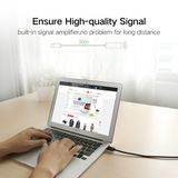 UGreen 10323 - Cáp USB 2.0 nối dài 15m Hỗ trợ Chipset khuếch đại tín hiệu Cao Cấp UGREEN US121