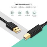 UGreen 10352 - Cáp máy in USB 2.0 dài 5m đầu mạ vàng cao cấp UGREEN US135