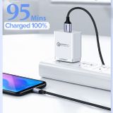 UGREEN 60125 - Cáp sạc nhanh USB-C 5V3A dài 0.5m cao cấp ugreen US288