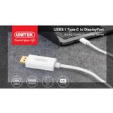 UNITEK V400AWH - Cáp Type-C Ra Displayport Cao Cấp | Dài 1.8M