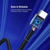 UGREEN 60124 - Cáp sạc nhanh USB-C 5V3A dài 0.25m cao cấp ugreen US288