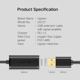 UGreen 10323 - Cáp USB 2.0 nối dài 15m Hỗ trợ Chipset khuếch đại tín hiệu Cao Cấp UGREEN US121