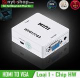 Cáp Kết Nối Điện Thoại Với Tivi, Màn Hình Máy Tính Cổng Vga - Combo DTVGA