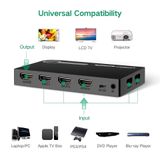 UGREEN 40205 - Bộ Gộp HDMI 5 Cổng Vào 1 Cổng Ra Cao Cấp , Có Remote