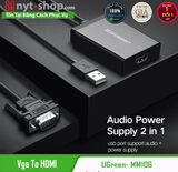 UGREEN 40213 - Dây Chuyển VGA ra HDMI Chính Hãng UGreen MM106