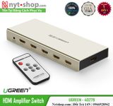 UGreen 40279 - Bộ Gộp HDMI 5 Cổng Vào 1 Cổng Ra Hỗ Trợ 4K@30Hz Cao Cấp