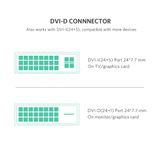 UGreen 10137 - Dây Chuyển HDMI ra DVI Tròn Dài 5M Chính Hãng Support 4K