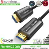 UGREEN 50218- Dây HDMI 2.0 40M Cao Cấp 4K*60Hz- Sợi Quang Siêu Nhỏ