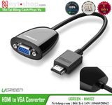 Ugreen 40253 - Dây Chuyển HDMI Sang Vga Không Cần Nguồn ( Màu đen, Ko cổng audio)