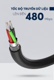 Ugreen 10314 - Cáp Nối Dài USB 2.0 1M Cao Cấp Hỗ Trợ 480Mbps