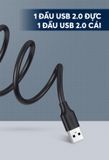 Ugreen 10881 - Cáp Nối Dài USB 2.0 1M Cao Cấp Hỗ Trợ 480Mbps ( Trắng )