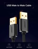 Ugreen 10370 - Cáp USB 3.0 Link 2 Đầu Đực Cao Cấp Dài 1M - Support 5Gbps
