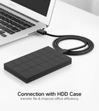 Ugreen 10370 - Cáp USB 3.0 Link 2 Đầu Đực Cao Cấp Dài 1M - Support 5Gbps