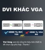 Dây HDMI To DVI Chính Hãng NYT H2D101 Dài 1M, 1.5M, 2M, 3M, 5M, 10M - BH 12T đổi mới