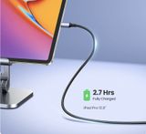 Cáp Sạc Type C 100W Siêu Nhanh Cho Điện Thoại, Máy Tính ID Tech USC104 BH 12T Đổi Mới