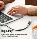 Jack Chia Tai Nghe 3.5mm 1 Ra 2 Cao Cấp IDTech CD105 - BH 12T Đổi Mới