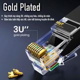 Cáp Mạng Lan Cat6 Đen Tròn Dài 5M 10M 15M 20M NYT LC6101 - Bảo Hành 12T Đổi Mới