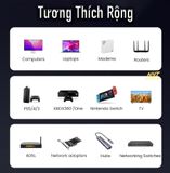 Cáp Mạng Lan Cat6 Đen Tròn Dài 5M 10M 15M 20M NYT LC6101 - Bảo Hành 12T Đổi Mới