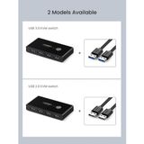 Bộ Chuyển Mạch 2 Cổng Usb Ra 4 Cổng Usb Ugreen US216