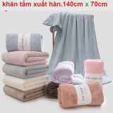 Khăn Tắm Korea Cao Cấp 7x140cm - Chất Liệu Mềm, Thắm Nước