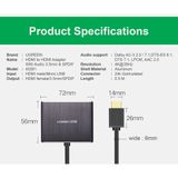 Bộ Chuyển HDMI Ra Cổng Âm Thanh Quang Optical, 3Ly, HDMI UGreen Chính Hãng (40281)