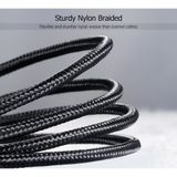 Cáp Sạc Nhanh Micro USB Bện Nylon Cao Cấp UGREEN