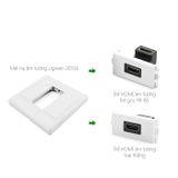 Mặt Nạ Âm Tường Vuông Cao Cấp Ugreen 20316 - Hàng Chính Hãng