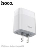 Cốc Sạc Nhanh 2 cổng 5V/2.4A Hoco C73 - Hàng Chính Hãng