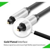 Cáp Audio Sợi Quang Vỏ Nhôm Bện Nylon Cao Cấp UGREEN AV108 - Hàng Chính Hãng