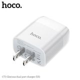 Cốc Sạc Nhanh 2 cổng 5V/2.4A Hoco C73 - Hàng Chính Hãng