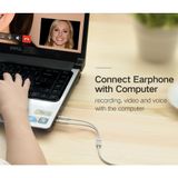  Cáp kết nối tai nghe có Mic với Laptop có 2 cổng Headphone và Mic Ugreen AV140 Chính Hãng 