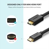 Cáp Chuyển Mini HDMI Sang HDMI 2.0 UGreen 20137 - Hàng Chính Hãng