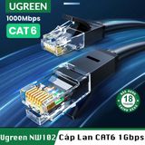 Dây Mạng Đúc Sẵn Cat6 Dây tròn UTP Hỗ trợ tốc độ 1000Mbps Cao Cấp UGREEN NW102 - BH 18T Chính Hãng