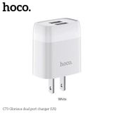 Cốc Sạc Nhanh 2 cổng 5V/2.4A Hoco C73 - Hàng Chính Hãng