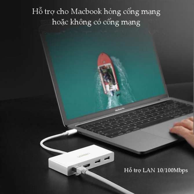  Bộ chuyển đổi USB Type-C ra HDMI, Hub USB 3.0, Ethernet 