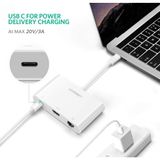 Bộ Chuyển USB-C ra HDMI, Hub USB, Ethernet Cao Cấp UGREEN