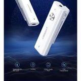 Bộ Thu Bluetooth 5.0 aptX Cho Tai Nghe Cao Cấp Ugreen 40854, Có Mic Và Cài Áo - Hàng Chính Hãng
